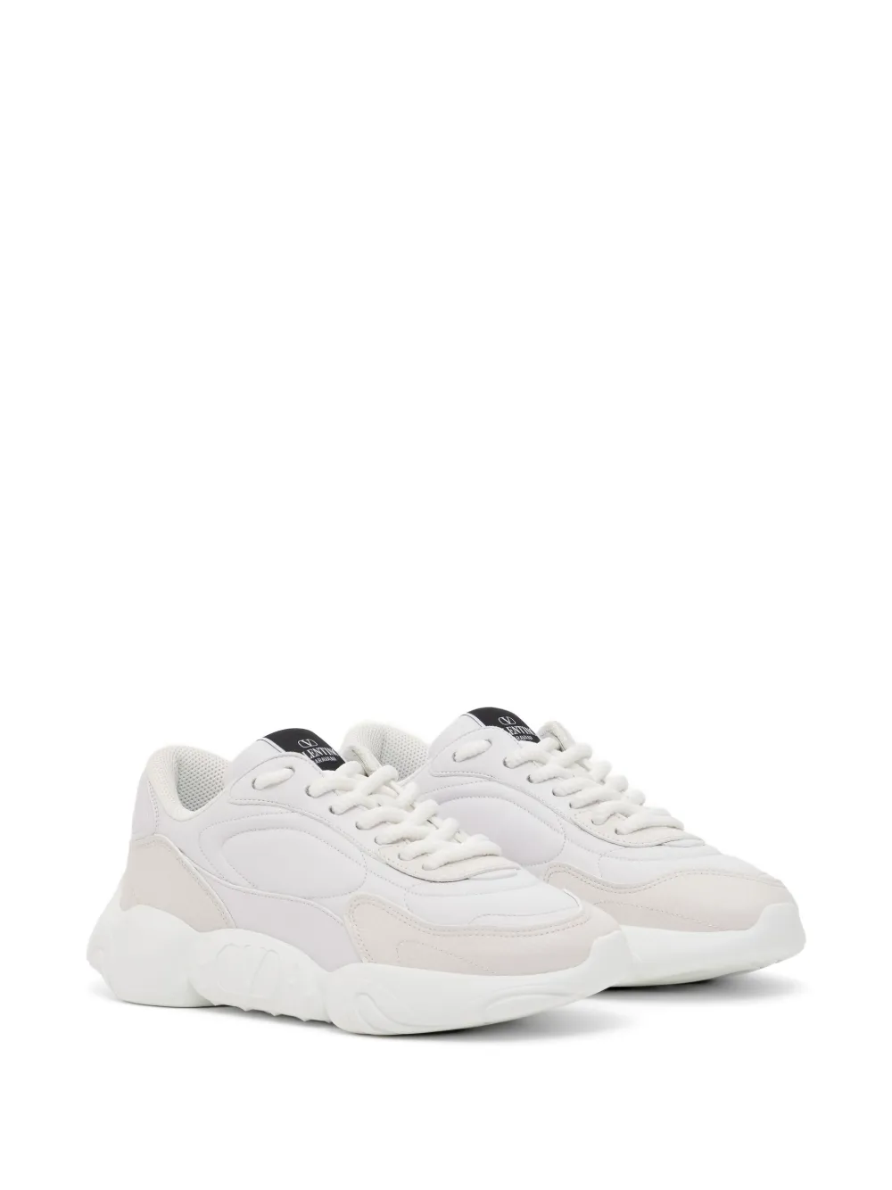 Valentino Garavani Bubbleback nappa leren sneakers Wit