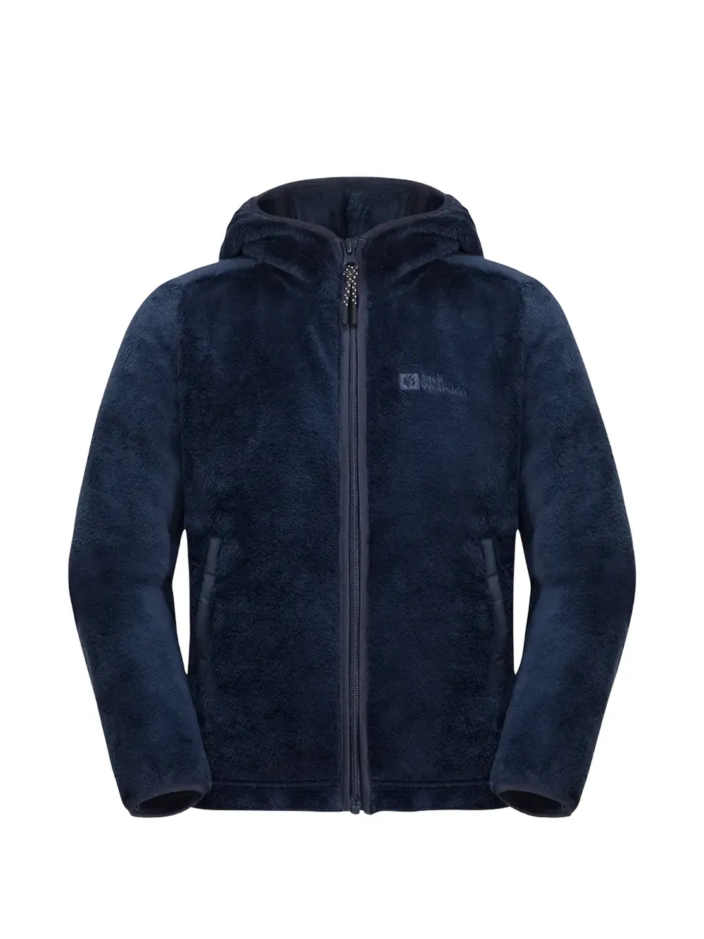 JACK WOLFSKIN hooded fleece jacket - Blu