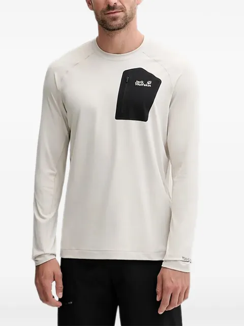 JACK WOLFSKIN Klassisches Langarmshirt