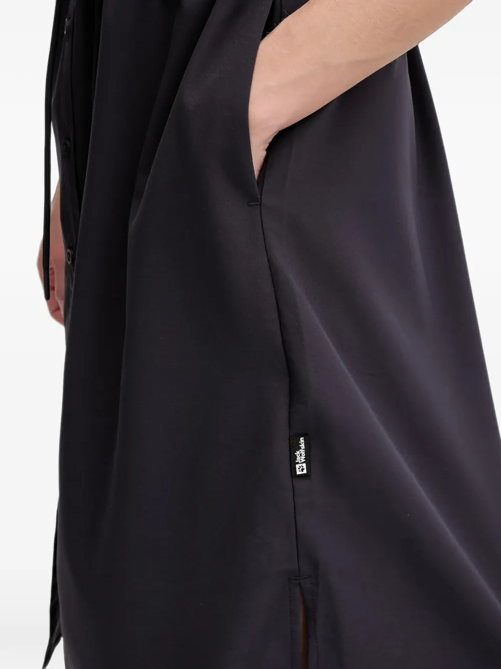 JACK WOLFSKIN Blousejurk met trekkoord Blauw