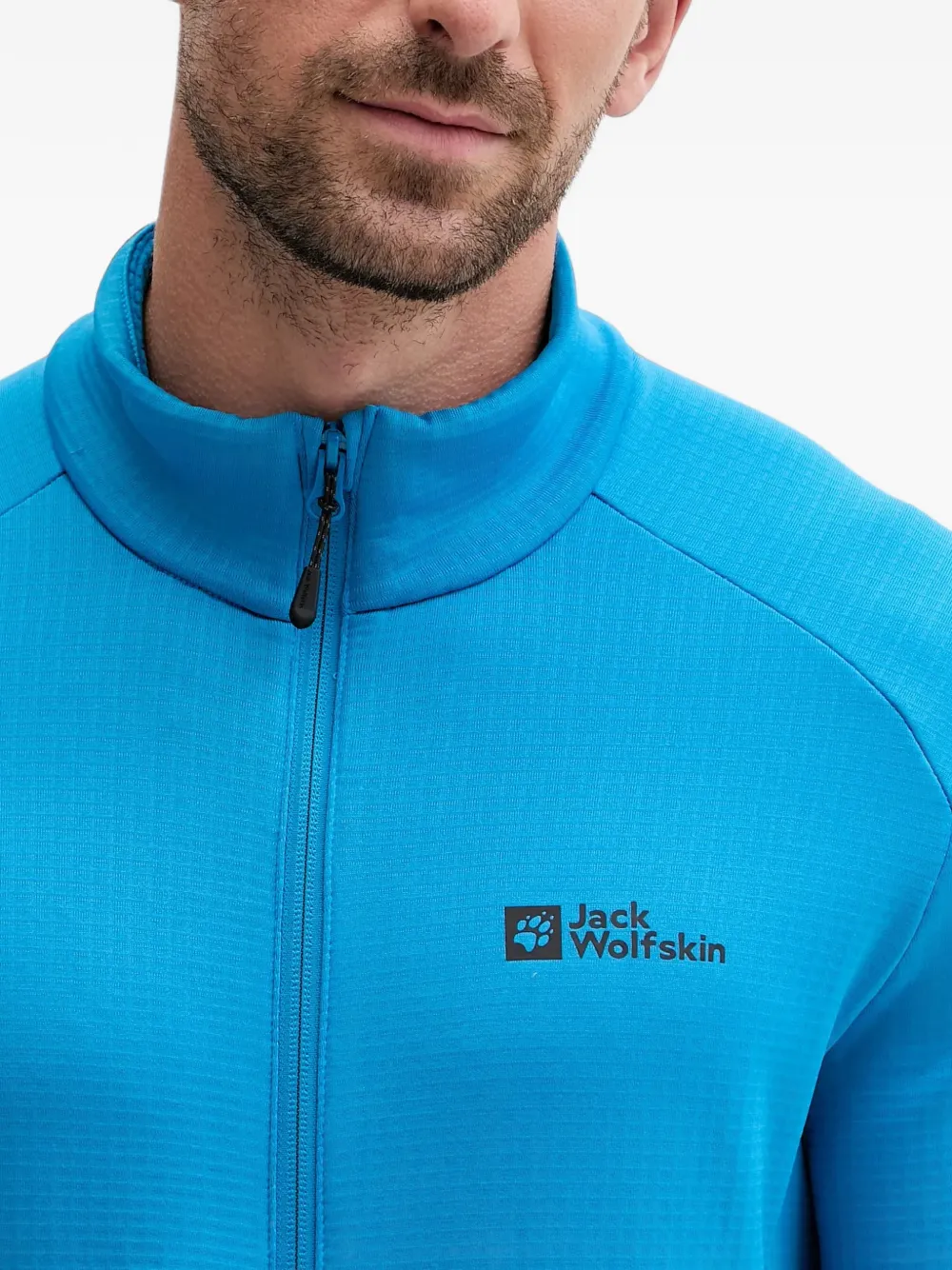 JACK WOLFSKIN Trainingsjack met rits Blauw