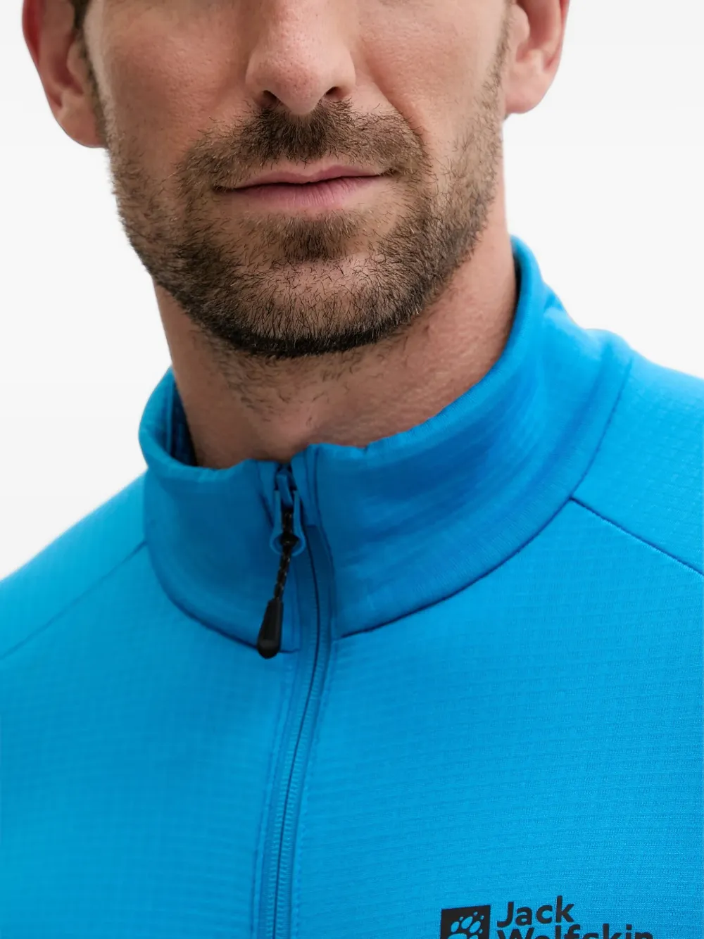 JACK WOLFSKIN Trainingsjack met rits Blauw