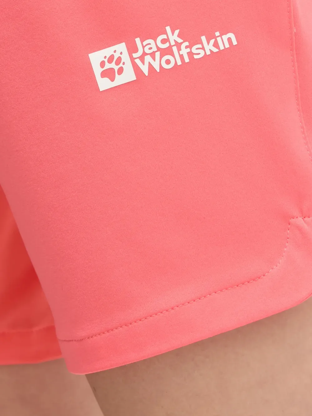 JACK WOLFSKIN Hiking Alpine shorts met knoopsluiting Oranje