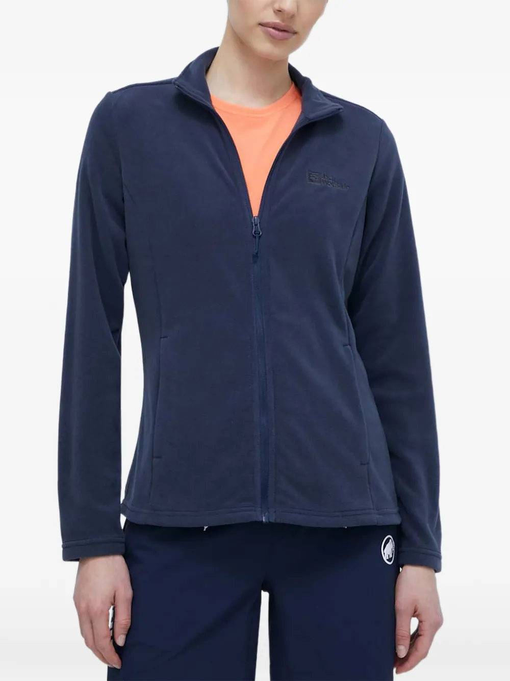JACK WOLFSKIN Taunus Fz zip logo fleece jacket · XS