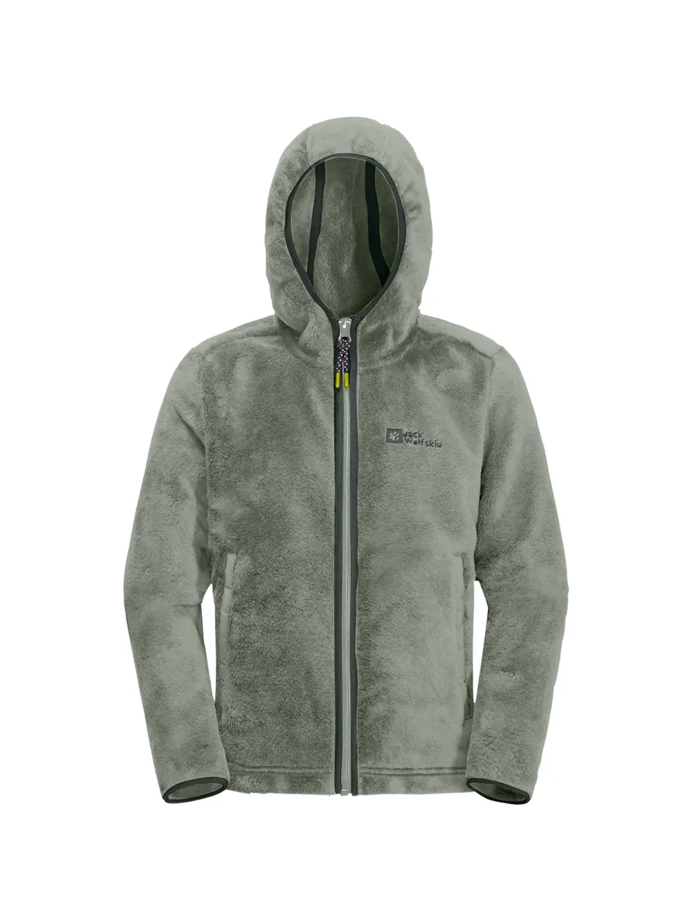 JACK WOLFSKIN Fleece hoodie Groen