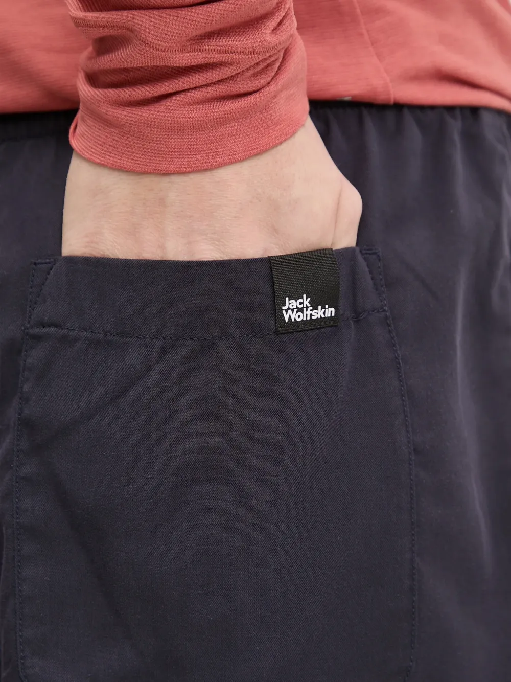JACK WOLFSKIN Montero drawstring pocket shorts Blauw