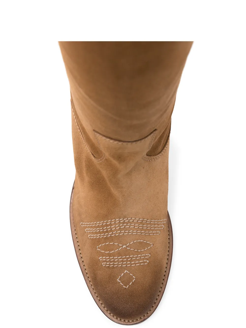 Via Roma 15 embroidery panel boots Bruin