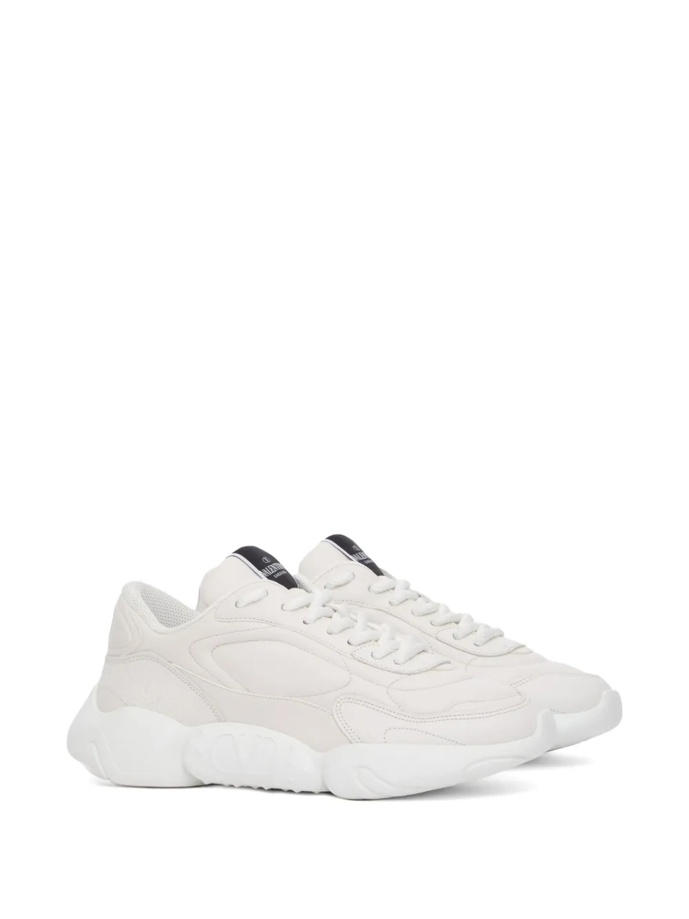 Valentino Garavani Bubbleback nappa leren sneakers Beige