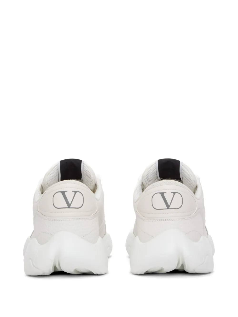 Valentino Garavani Bubbleback nappa leren sneakers Beige