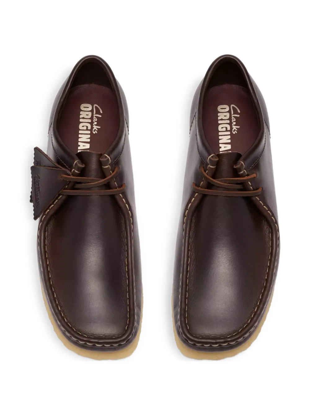 Clarks Originals Wallabee lace-up leather boots Bruin