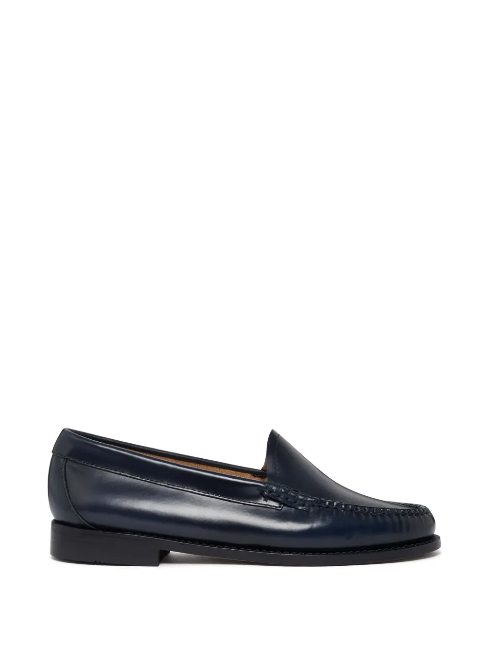 G.h.bass Hand-stitched Venetian Loafers In Blue