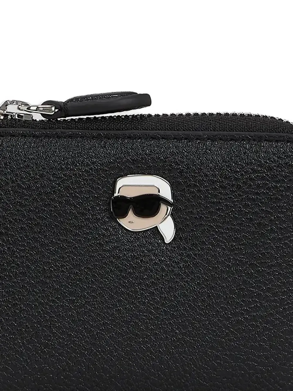 Karl Lagerfeld Ikonik portemonnee met rits Zwart