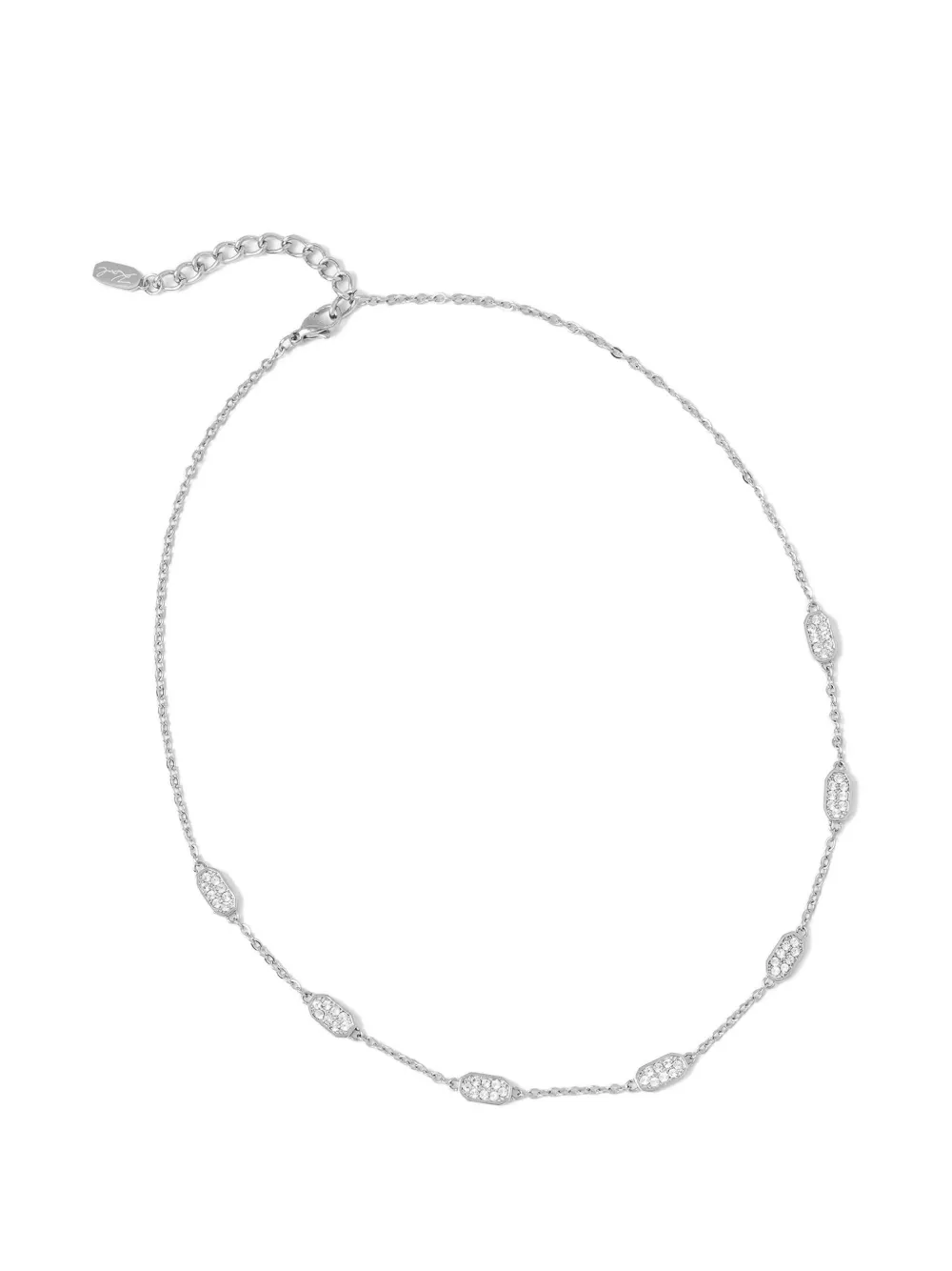Karl Lagerfeld Verzierte Halskette - Silber
