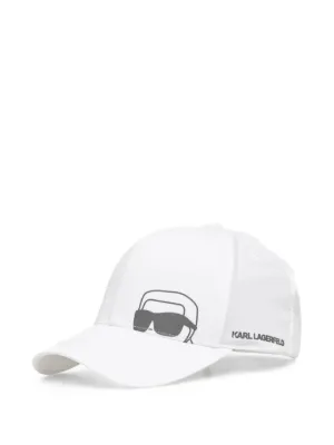 Karl Lagerfeld モノグラム キャップ | ブラック | FARFETCH JP
