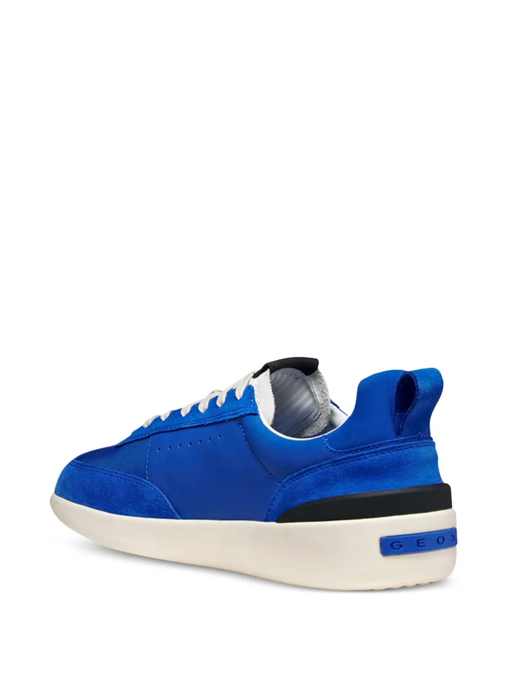 Geox Gxrn-02 sneakers met suède vlak Blauw