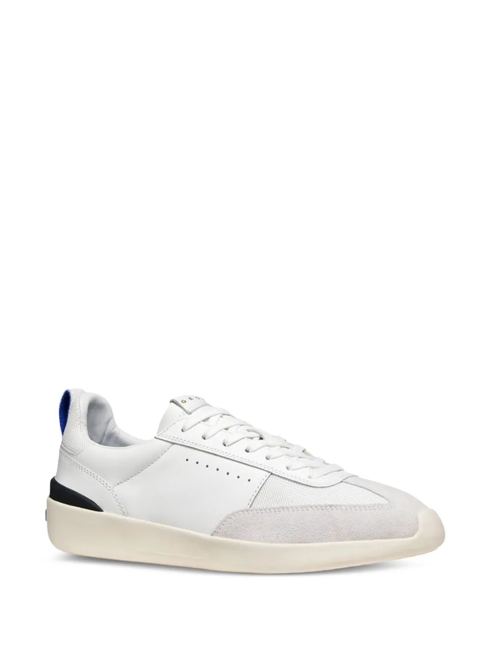 Geox Gxrn-02 sneakers met suède vlak Wit