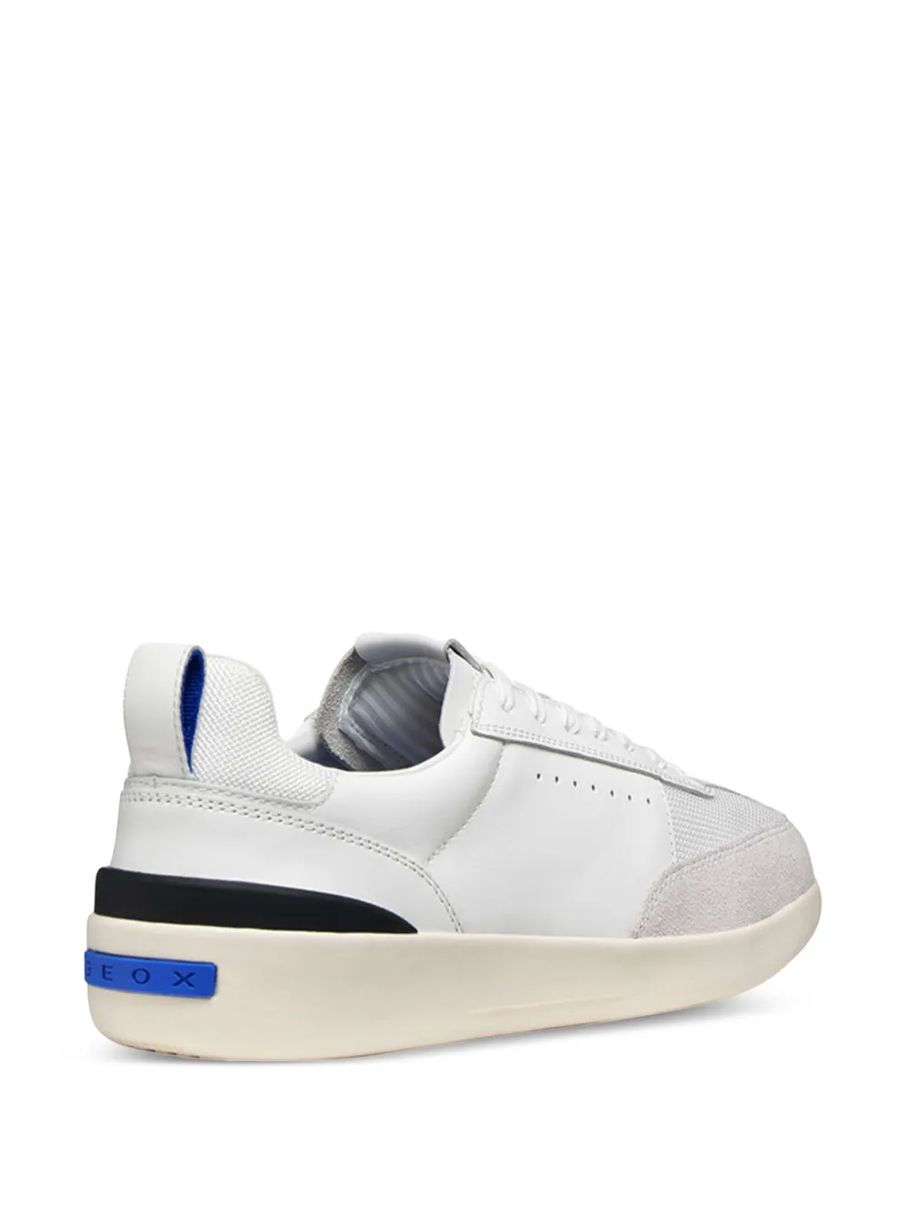 Geox Gxrn-02 sneakers met suède vlak Wit