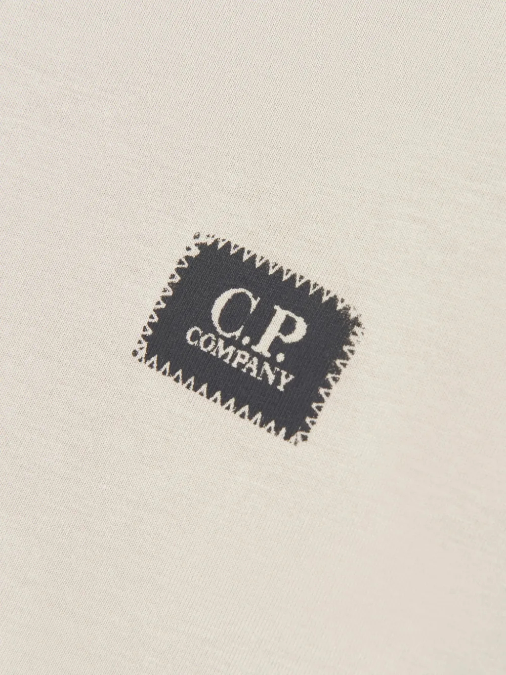 C.P. Company Kids T-shirt met logopatch Beige