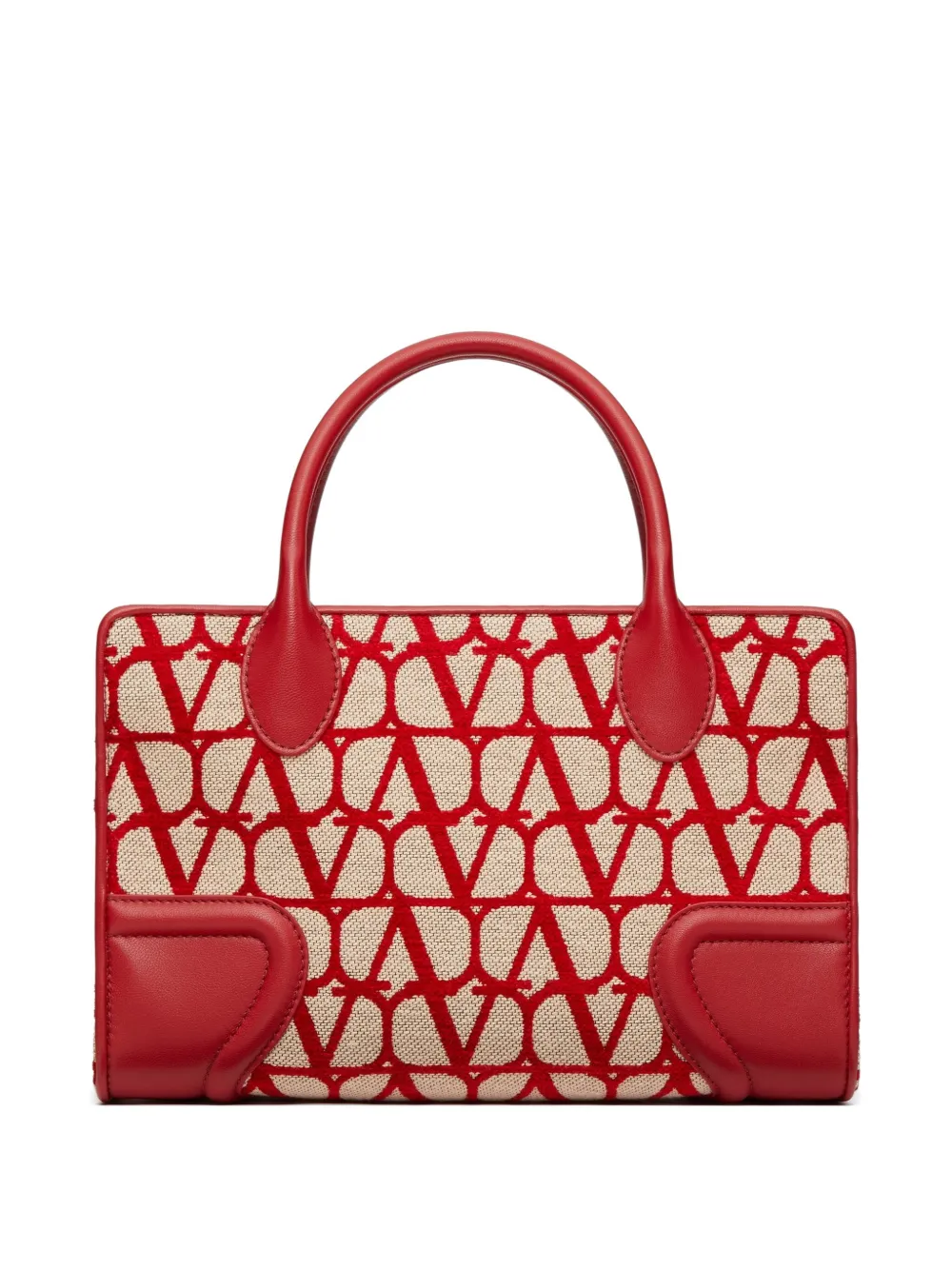 Valentino Garavani Le Quatrieme Toile Iconographe kleine shopper Rood