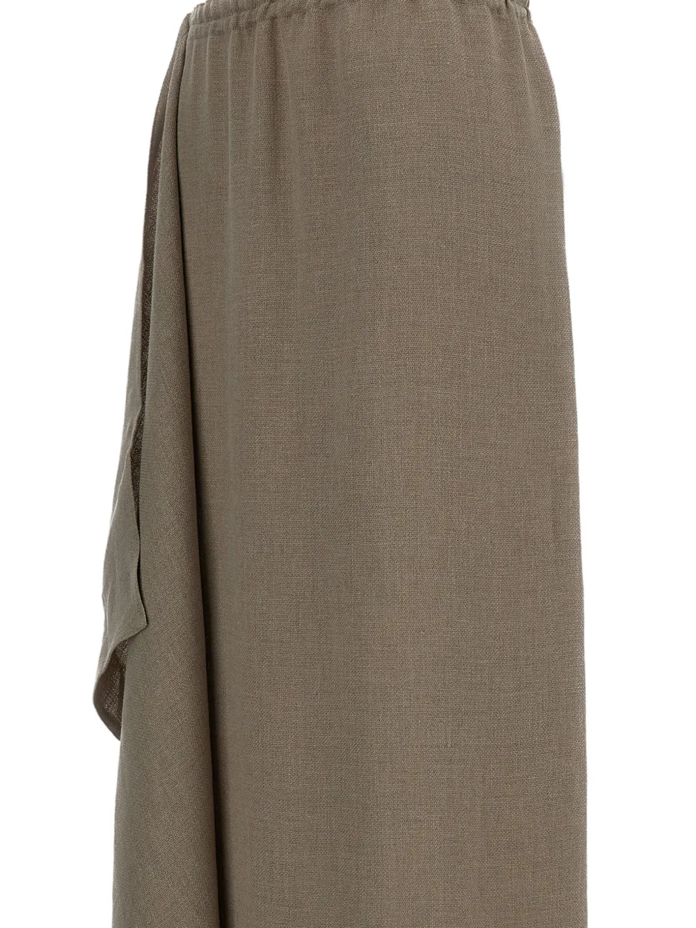  Dusan Draped Maxi Skirt - Neutrals 
