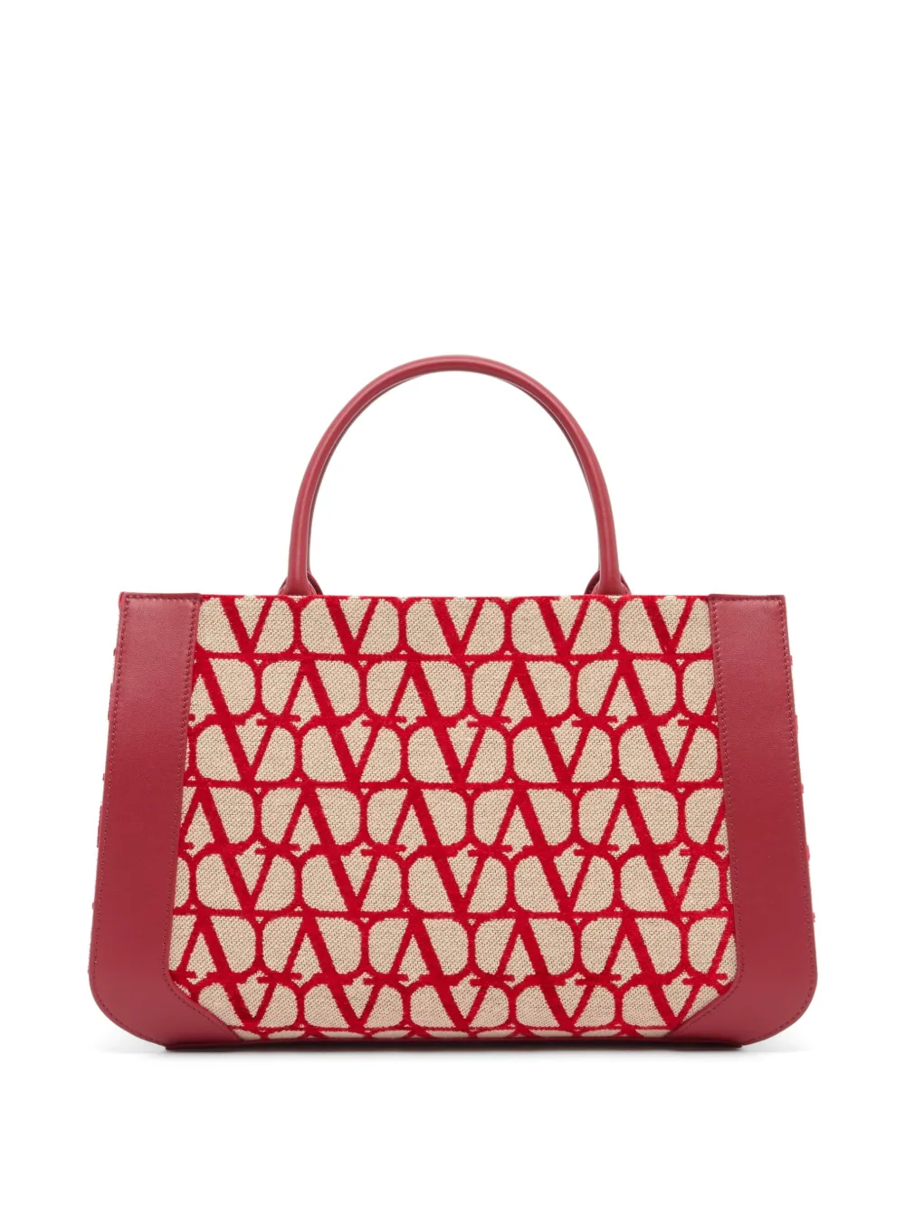 Valentino Garavani VLogo Signature Toile Iconographe handtas Rood