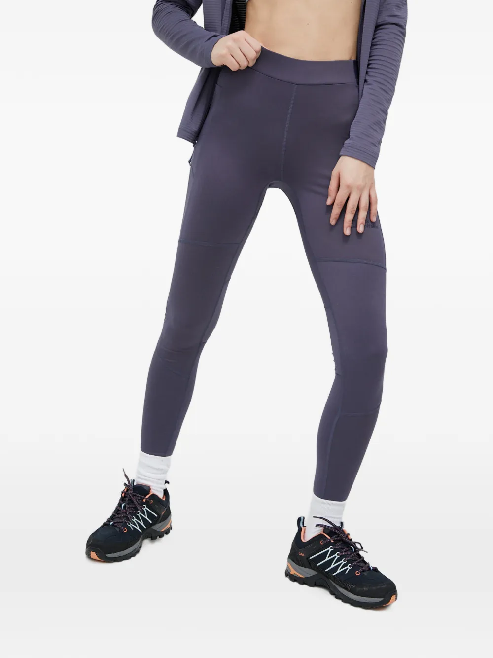 JACK WOLFSKIN Leggings con design a inserti - Viola