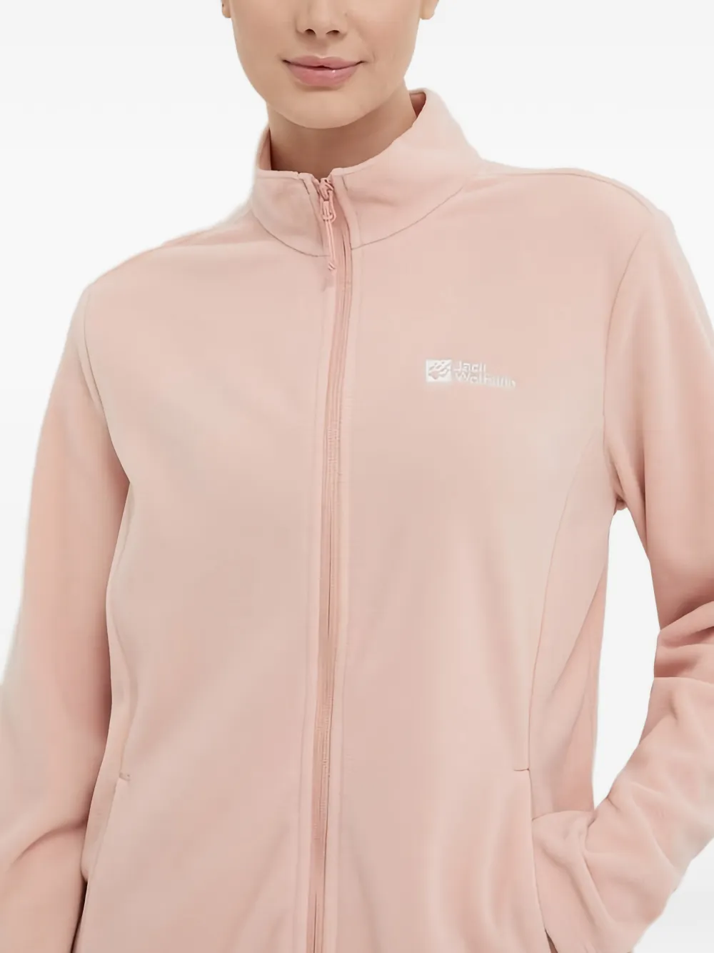 JACK WOLFSKIN Taunus Fz fleece sweater met rits Roze