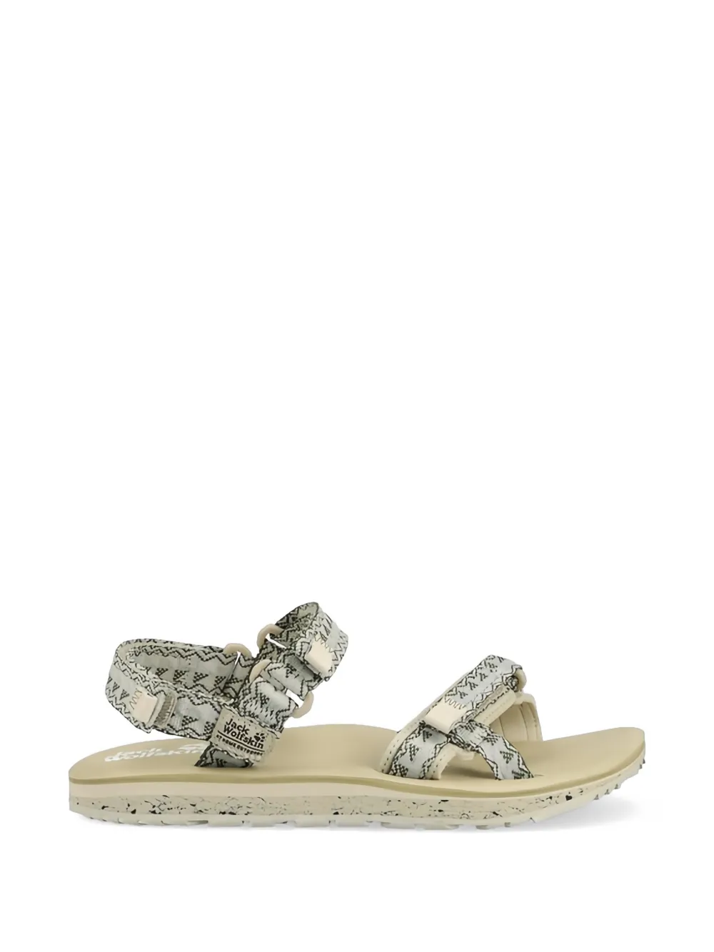 Jack Wolfskin Patterned Strap Sandals In Neutral
