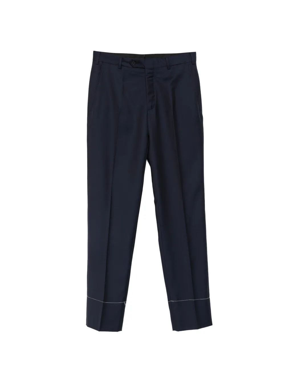 Brioni Tigullio pressed-crease tailored trousers - Blu