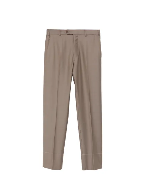 Brioni Tigullio pressed-crease tailored trousers