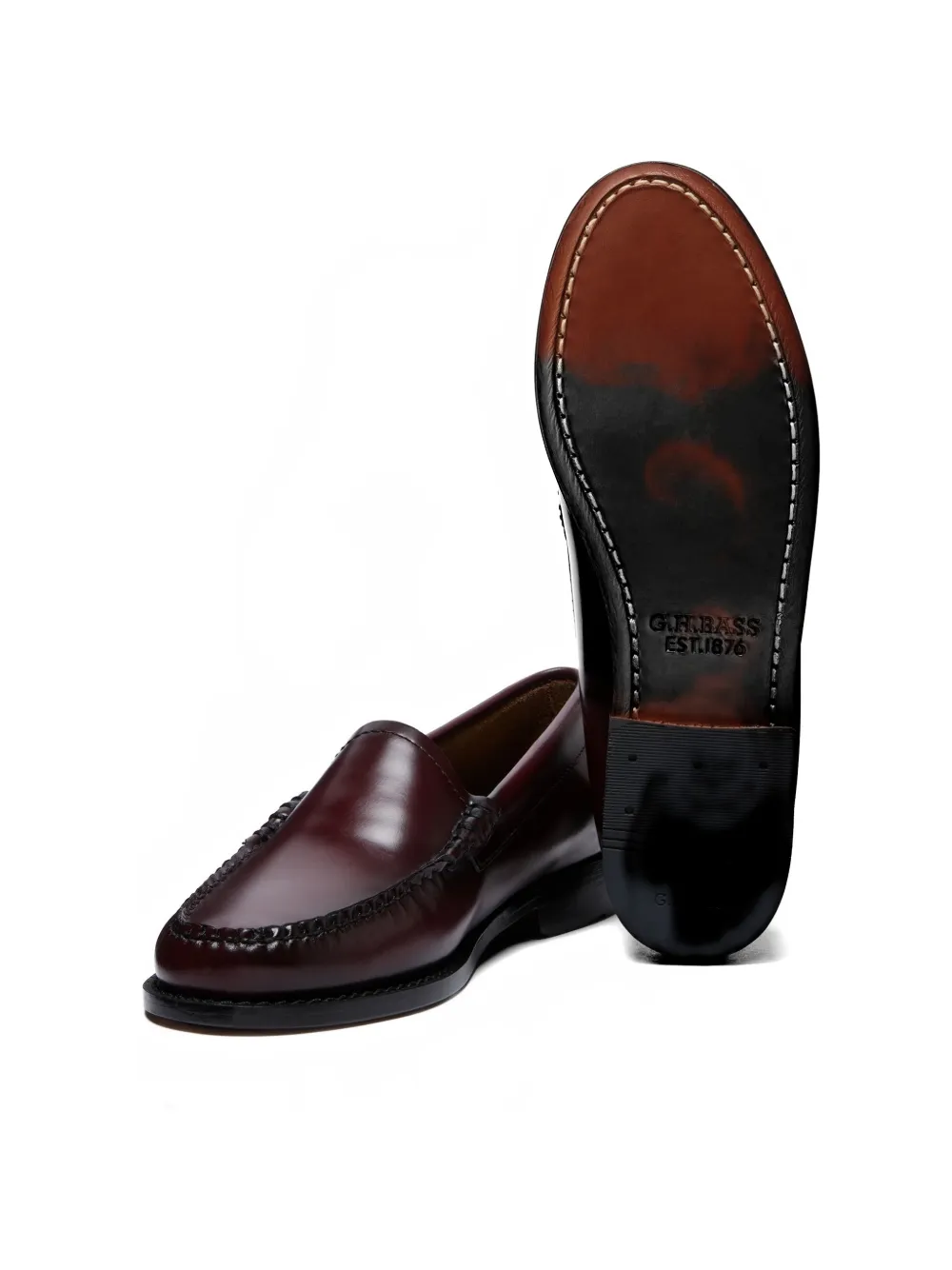 G.H.Bass Leren loafers Rood