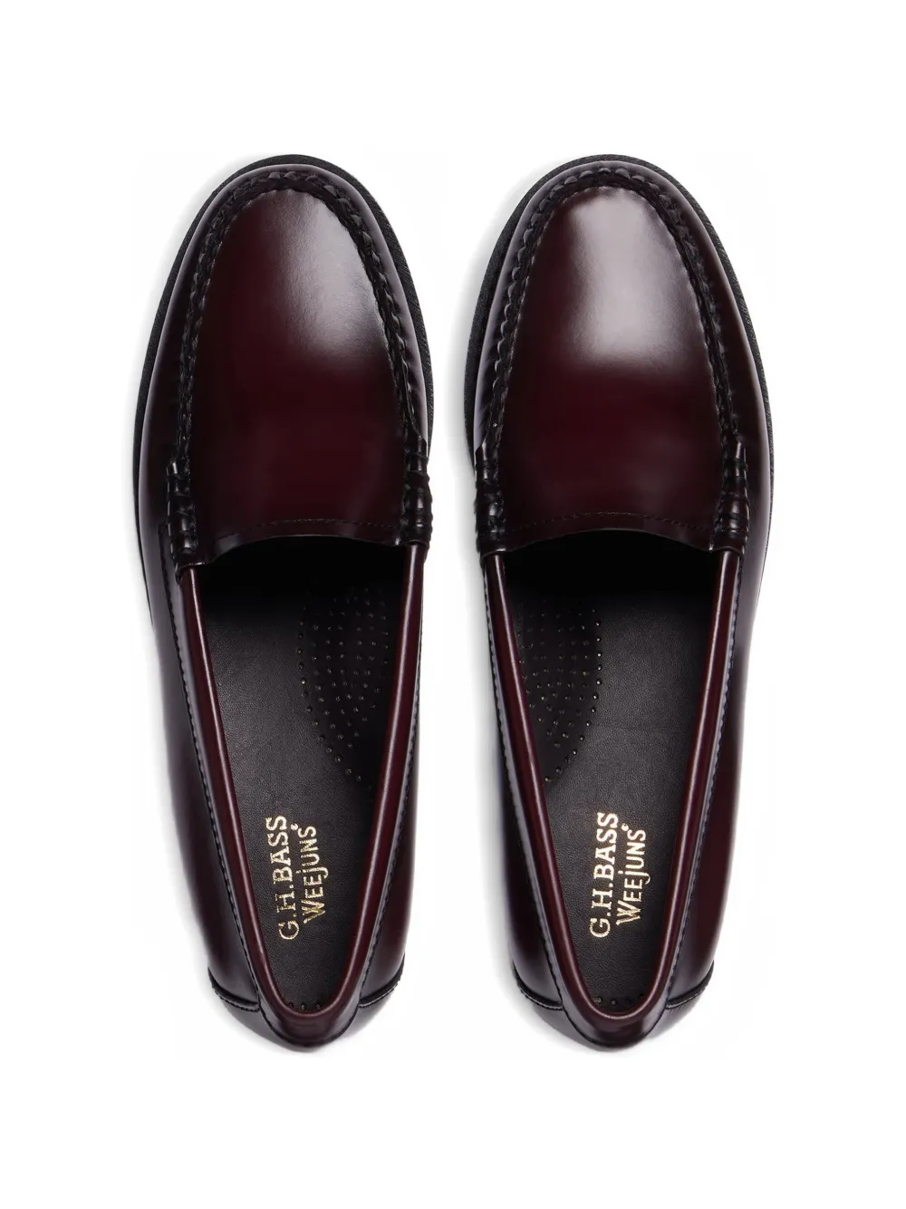G.H.Bass Leren loafers Rood