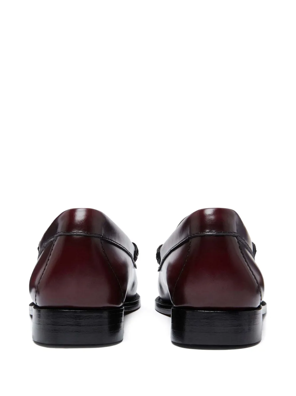 G.H.Bass Leren loafers Rood