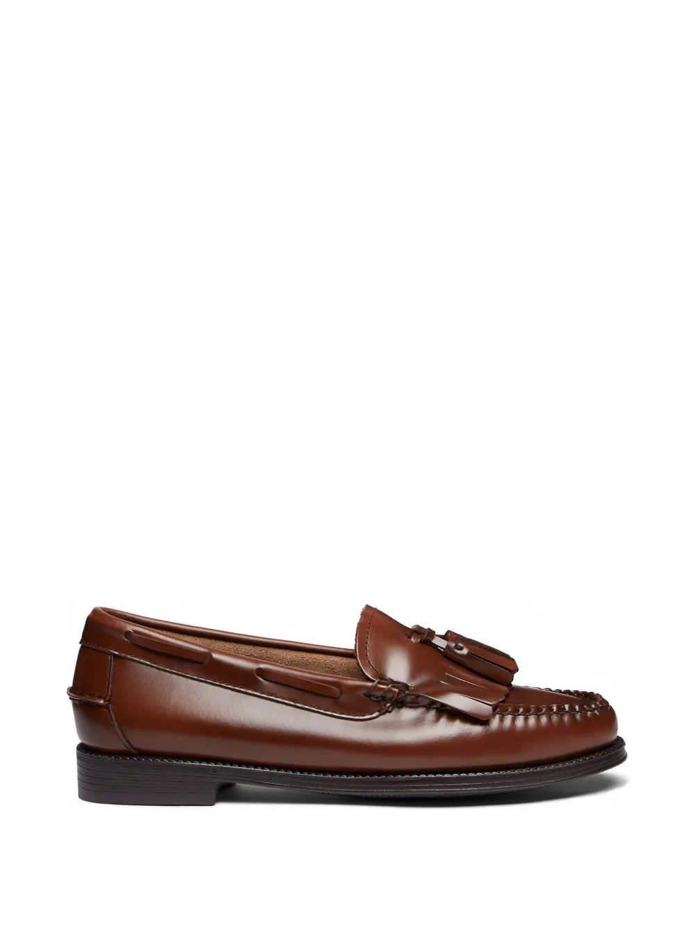 G.h.bass Esther Kiltie Tassel Leather Loafers In Brown