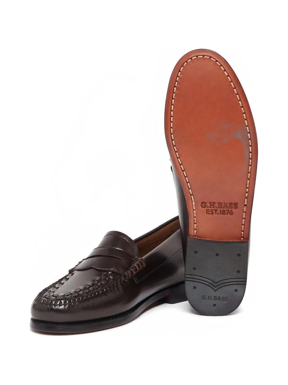 G.H.Bass Weejuns Penny Weave loafers Bruin