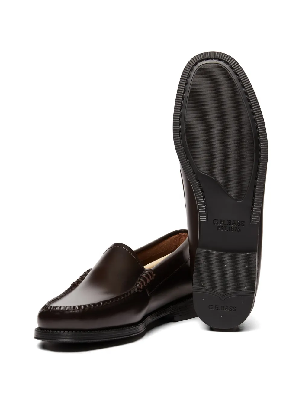 G.H.Bass Leren loafers Bruin