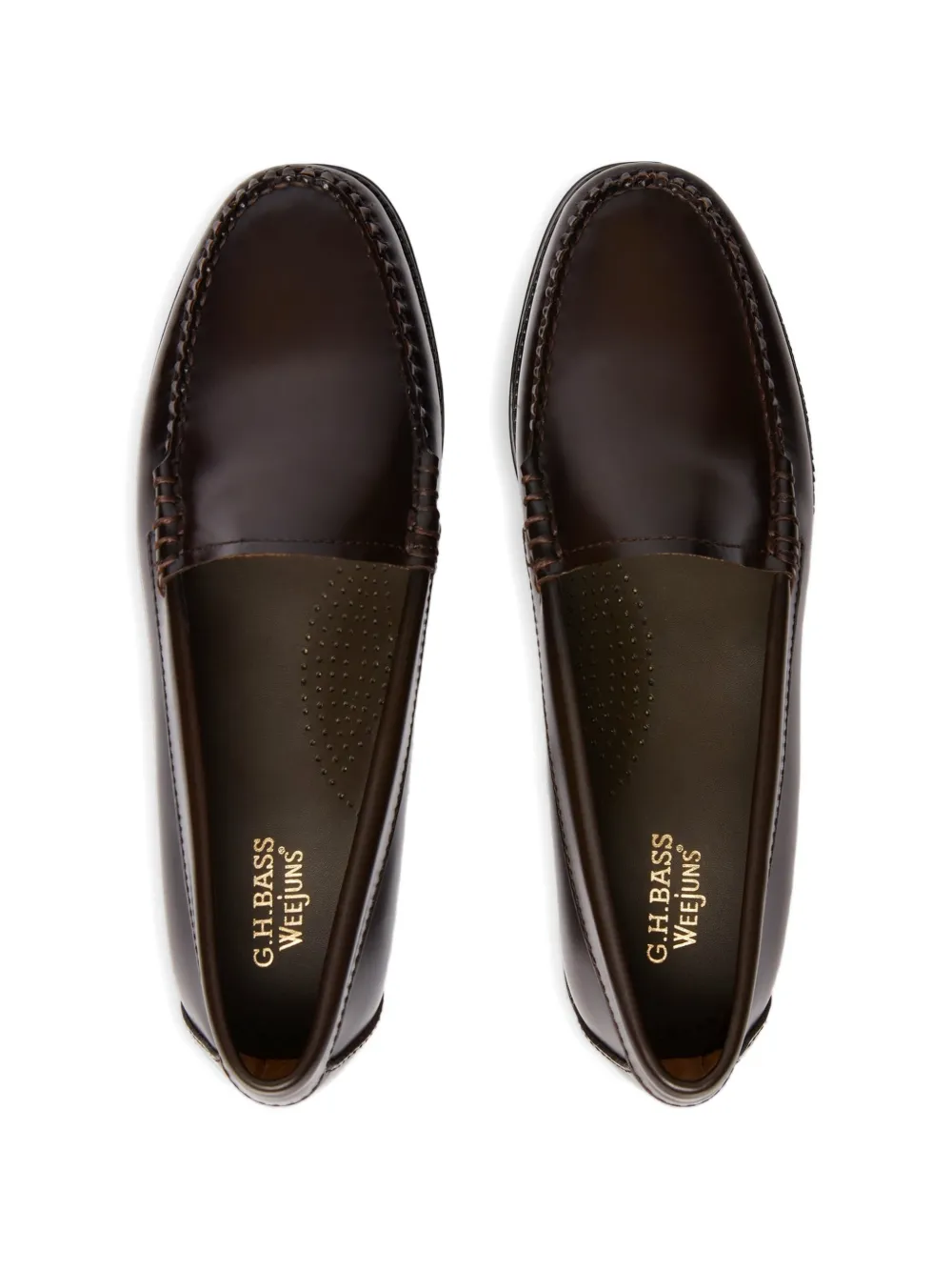 G.H.Bass Leren loafers Bruin