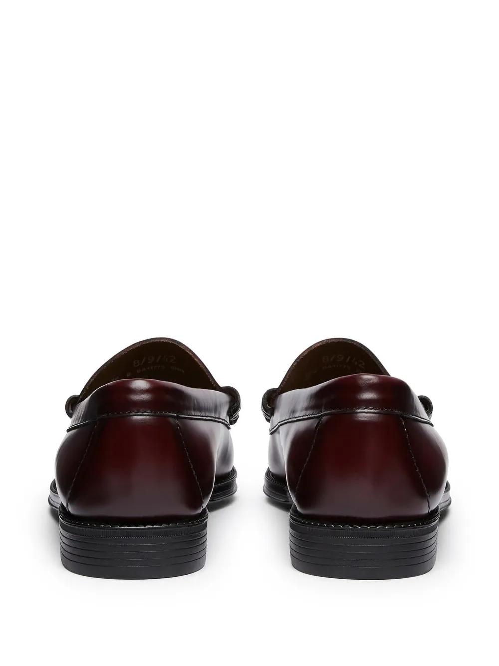 G.H.Bass Penny Slides leren loafers met horsebit-stiksels Rood