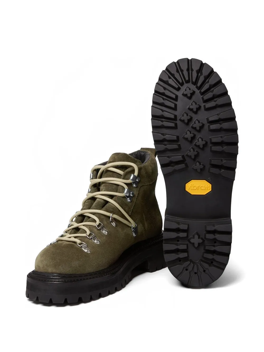 G.H.Bass Mason Alpine laarzen met ronde veters Groen