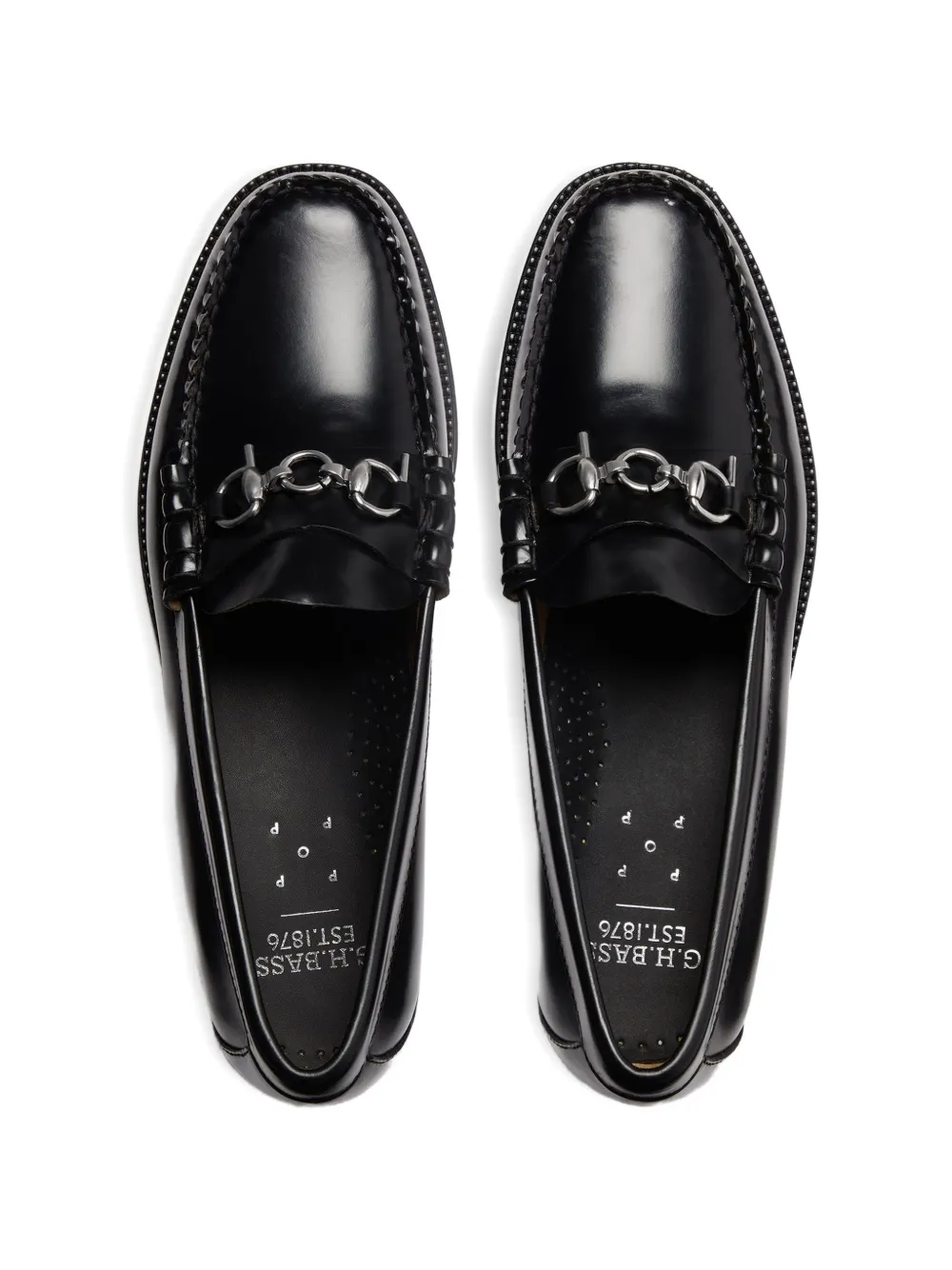 G.H.Bass Horset slip-on loafers Zwart
