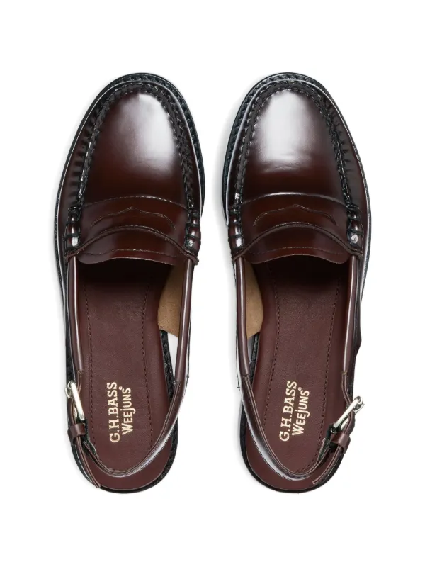 G.H.Bass Penny Slingback ローファー | レッド | FARFETCH JP