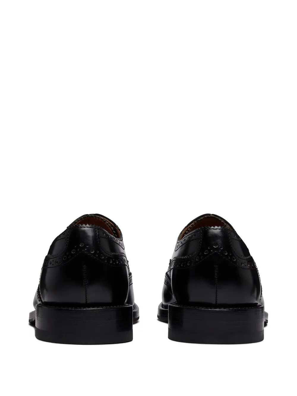 G.H.Bass Leren brogues Zwart