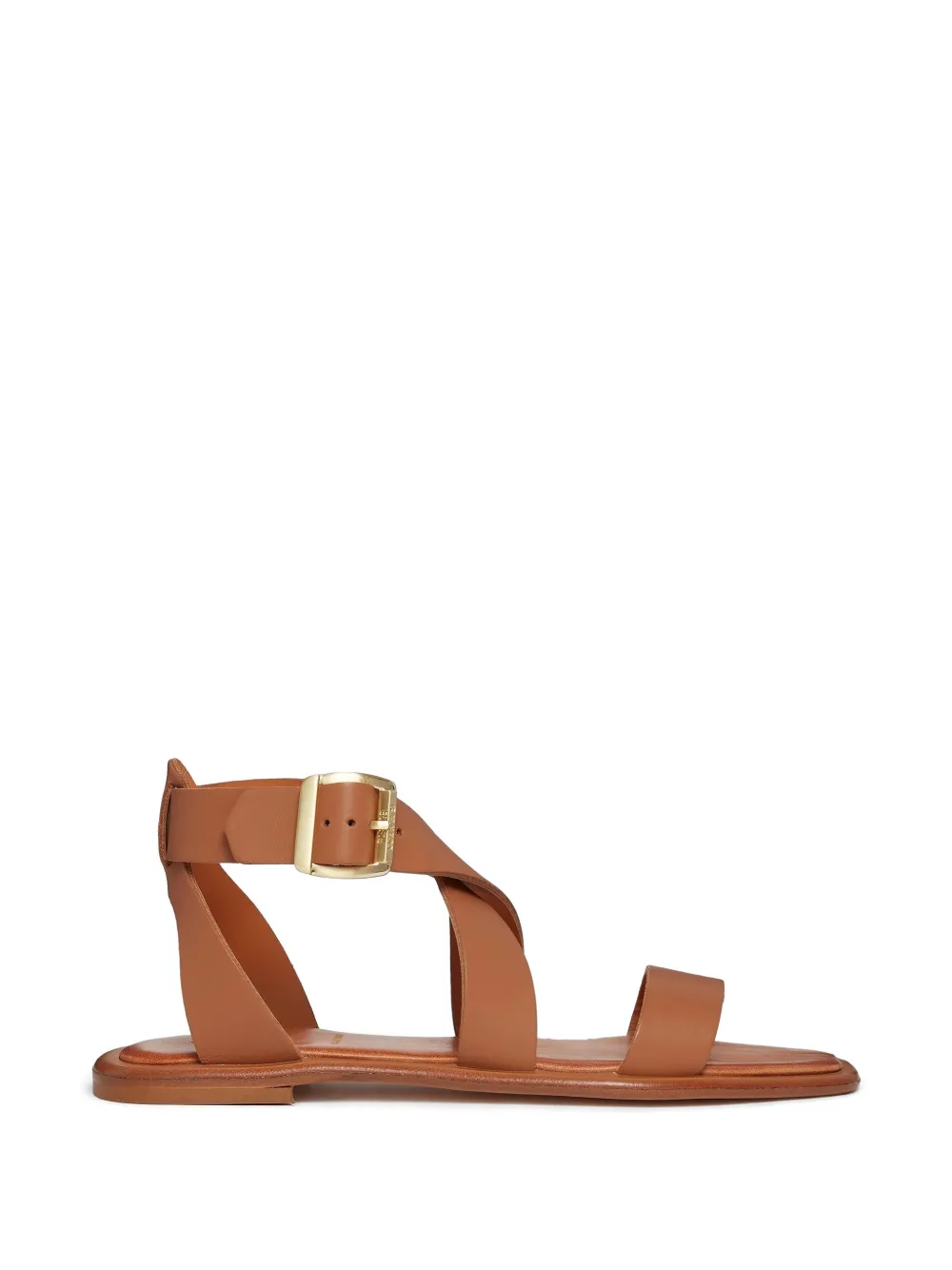 G.h.bass The Marina 扣环带凉鞋 In Brown