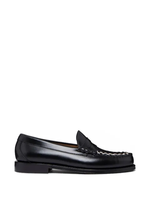 G.H.Bass woven leather loafers