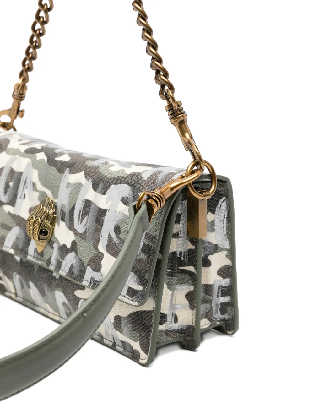  Kurt Geiger The Sloane Camouflage Tote Bag - Green 