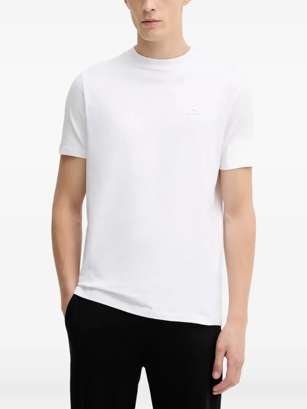 Karl Lagerfeld 로고 티셔츠 | 화이트 | Image 1