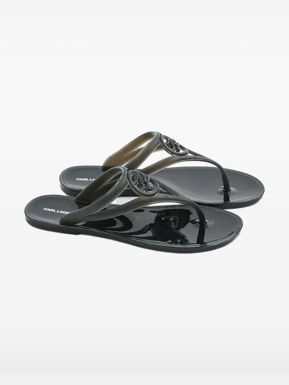 Karl Lagerfeld K Autograph flip-flops Wit