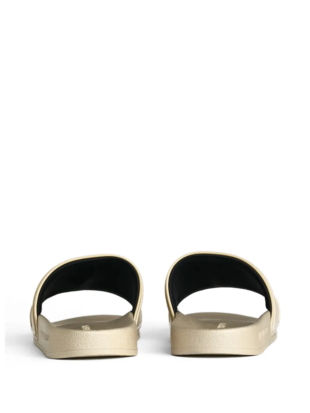 Karl Lagerfeld embossed logo slides Goud