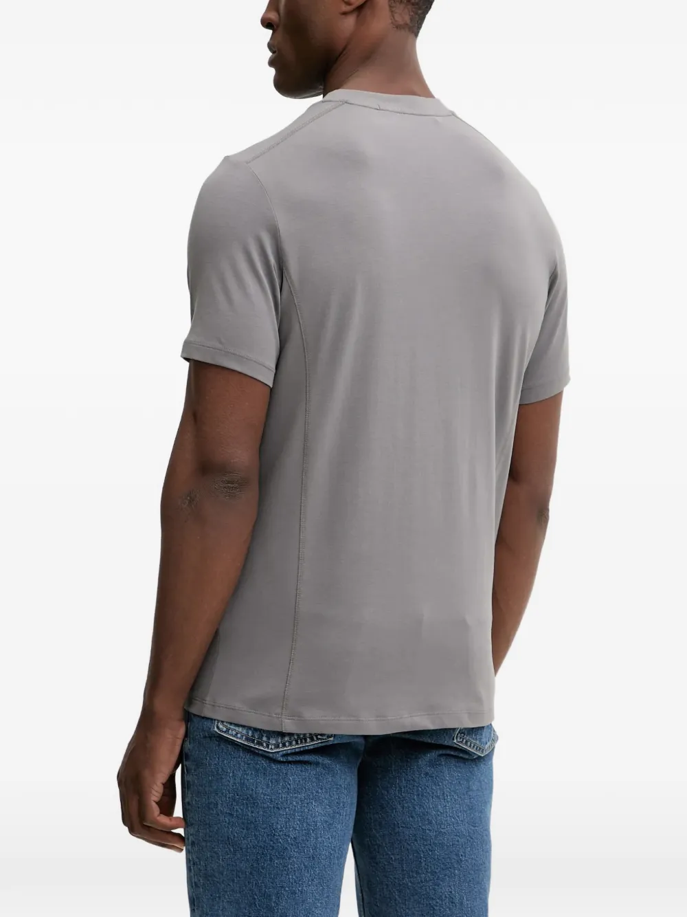 Karl Lagerfeld T-shirt met logoprint Grijs
