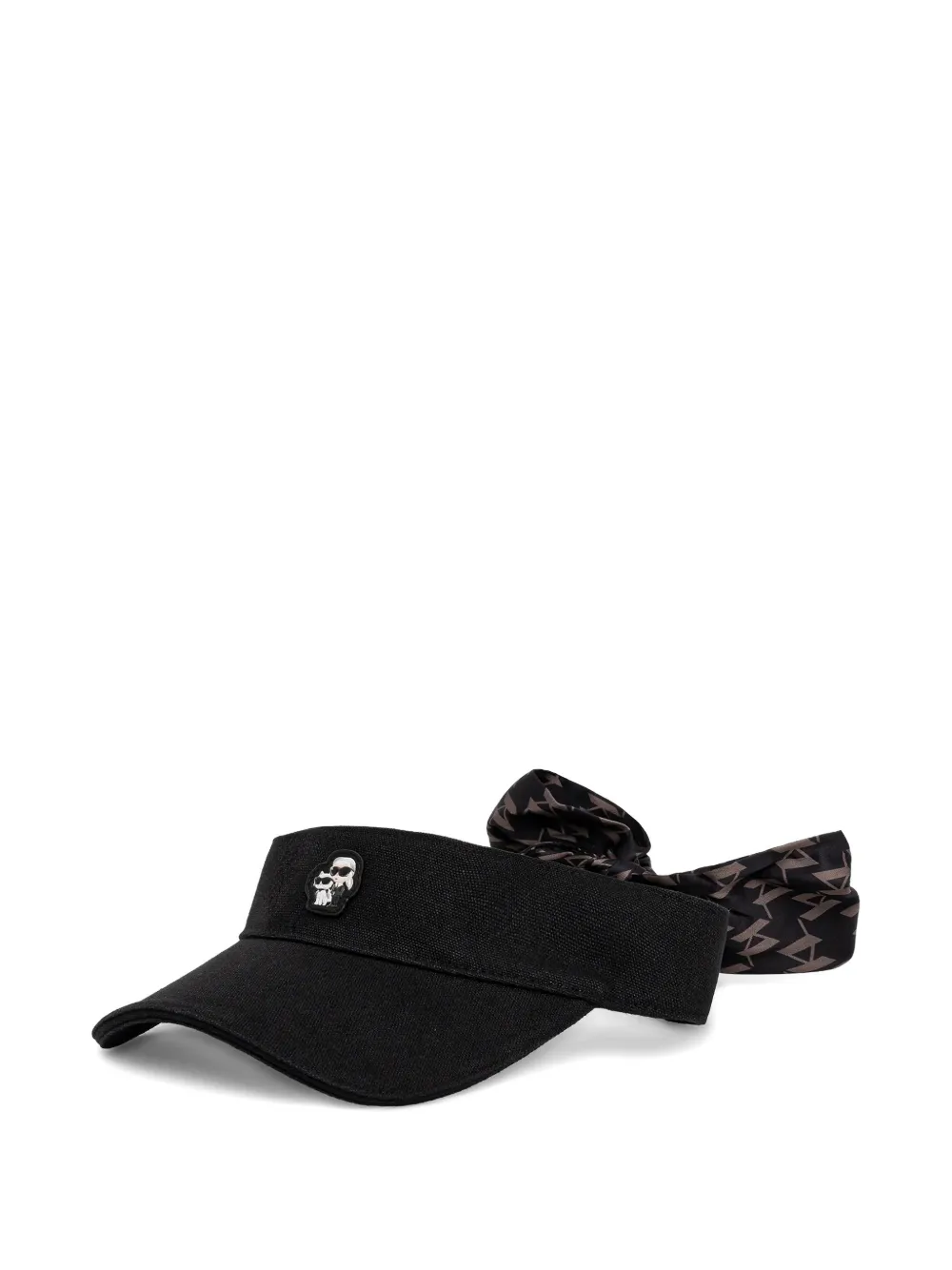 Karl Lagerfeld bow visor - Nero